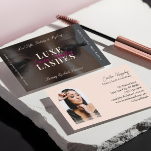 Luxe Wimper Schoonheid Lash Professioneel Zwart Ro Visitekaartje