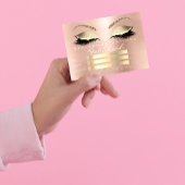 Luxe Wimpers Wit Goud Make-up Certificaat Cadeau