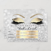 Luxe Wimpers Zilver Goud Make-up Certificaat Cadea (Voorkant / Achterkant)