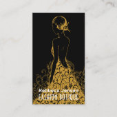 Luxe winkelen Mode Voeg Jouw tekst Business Visitekaartje (Voorkant)