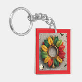"Luxe winteravonden" Sleutelhanger (Voorkant Links)