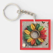 "Luxe winteravonden" Sleutelhanger (Voorkant)