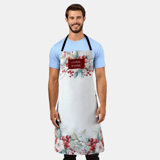 Luxe winterbessen Vakantie Monogram Schort (Gedragen)