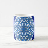 Luxe wit-blauw, Turks ornament. Koffiemok (Center)