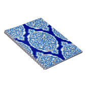 Luxe wit-blauw, Turks ornament. Notitieboek (Rechterzijde)