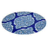 Luxe wit-blauw, Turks ornament. Snijplank (Hoek)