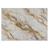 Luxe witgouden marmeren snijplank (Voorkant)