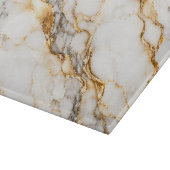 Luxe witgouden marmeren snijplank (Hoek)
