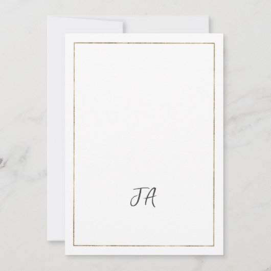 Luxe witgouden pioen bloementafel Nummers Kaart (Achterkant)