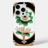 Luxe Witte Bloem Case-Mate iPhone Case (Achterkant)