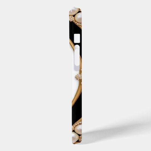 Luxe Witte Bloem Case-Mate iPhone Case (Achterkant / Links)