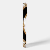 Luxe Witte Bloem Case-Mate iPhone Case (Achterkant / Rechts)
