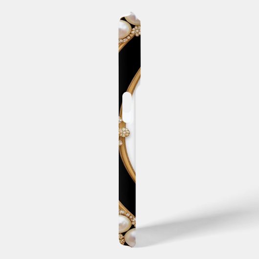 Luxe Witte Bloem Case-Mate iPhone Case (Achterkant / Rechts)