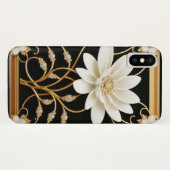 Luxe Witte Bloem Case-Mate iPhone Case (Achterkant (horizontaal))