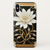 Luxe Witte Bloem Case-Mate iPhone Case (Achterkant)