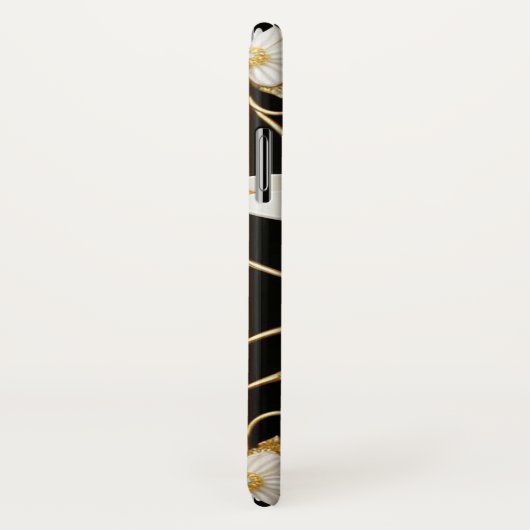 Luxe Witte Bloem Case-Mate iPhone Case (Achterkant / rechts)