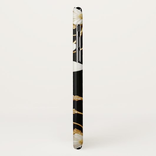 Luxe Witte Bloem Case-Mate iPhone Case (Achterkant/links)
