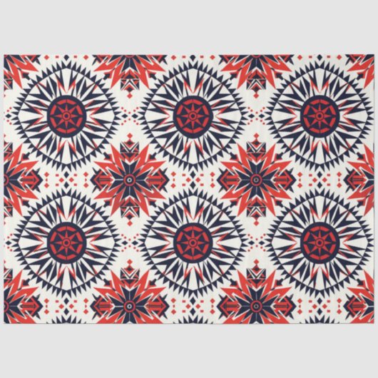 Luxe witte "Cosmic Interlock" Gift Tissue Pap Tissuepapier (Voorkant)