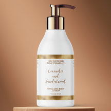 Luxe witte & gouden folie cosmetica flesetiket