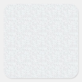 Luxe witte kant trouwcadeausticker vierkante sticker