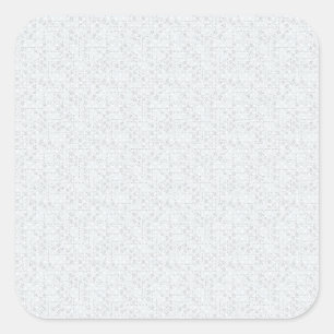 Luxe witte kant trouwcadeausticker vierkante sticker
