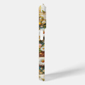 Luxe witte madeliefje & gouden geometrische telefo Case-Mate iPhone case (Achterkant / Rechts)