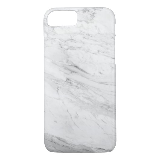 Luxe witte marmer Case-Mate iPhone case (Achterkant)