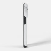 Luxe witte marmer textuur iPhone hoesje (Rechterkant)