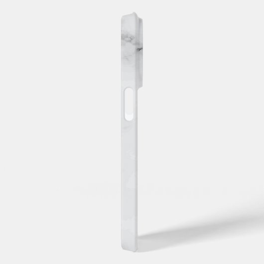 Luxe witte marmertextuur Case-Mate iPhone case (Achterkant / Rechts)