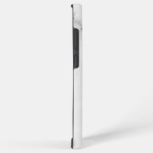 Luxe witte marmertextuur samsung galaxy hoesje (Rechterkant)