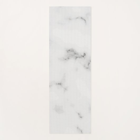 Luxe witte marmertextuur yogamat (Voorkant)