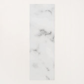 Luxe witte marmertextuur yogamat (Achterkant)