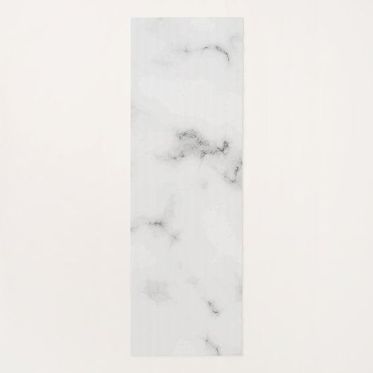 Luxe witte marmertextuur yogamat (Achterkant)