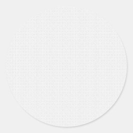 Luxe Witte Monogram Ronde Sticker