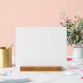 Luxe witte monogrammap set acryl bord
