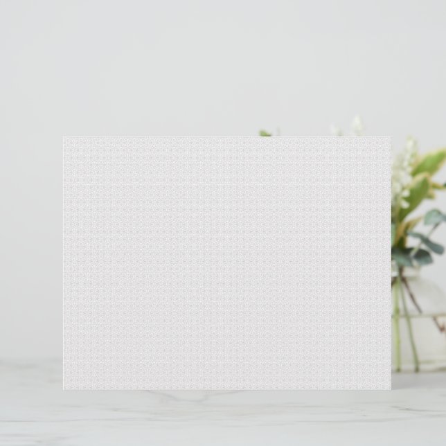 Luxe witte monogrammap set briefhoofd (Staand voorkant)