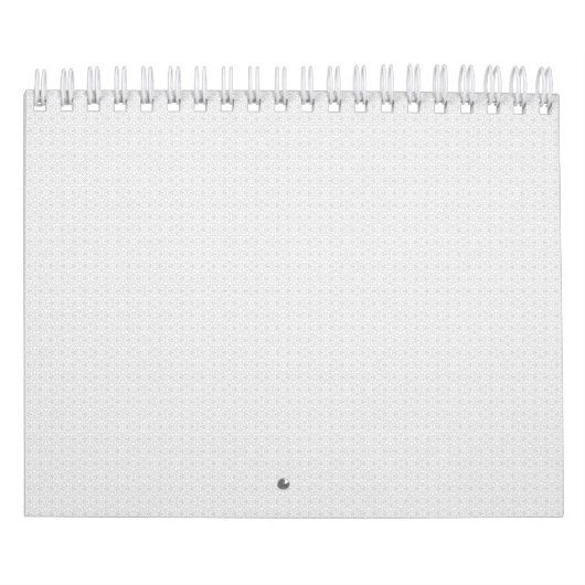 Luxe witte monogrammap set kalender (Hoes)