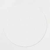 Luxe witte monogrammap set labels (Design 2)