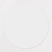 Luxe witte monogrammap set labels (Design 1)