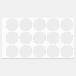 Luxe witte monogrammap set labels