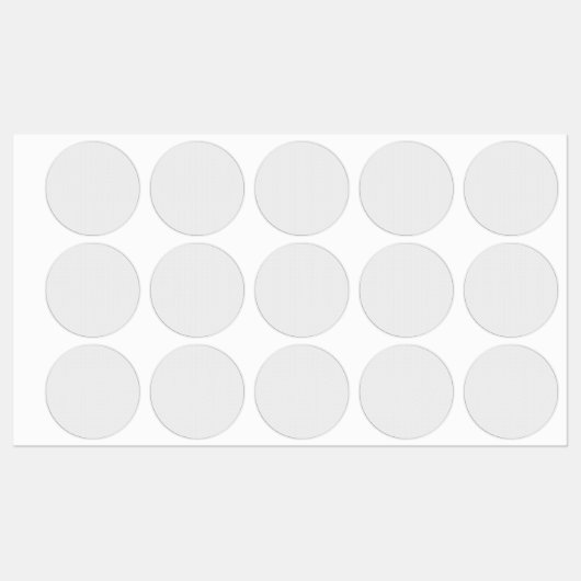 Luxe witte monogrammap set labels (Vel)
