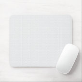 Luxe witte monogrammap set muismat (Met muis)