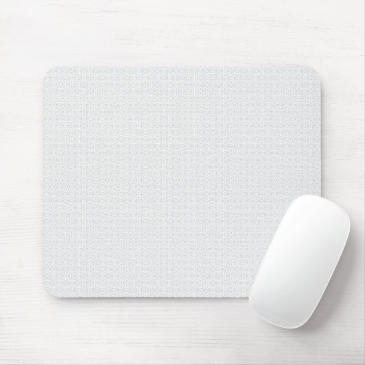 Luxe witte monogrammap set muismat (Met muis)