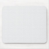 Luxe witte monogrammap set muismat (Voorkant)