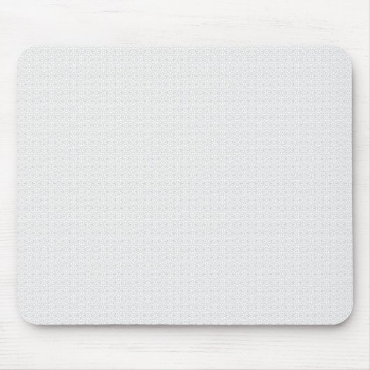 Luxe witte monogrammap set muismat (Voorkant)