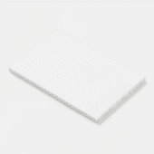 Luxe witte monogrammap set post-it® notes (Schuin)