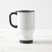 Luxe witte monogrammap set reisbeker (Links)
