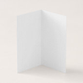 Luxe witte monogrammap set visitekaartje (Binnen)
