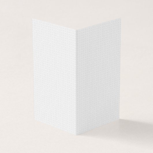 Luxe witte monogrammap set visitekaartje (Buitenkant)