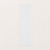 Luxe witte monogrammap set visitekaartje (Binnenkant ongevouwen)